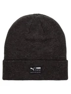 Czapki męskie - Puma Czapka Archive Heather Beanie 021739 01 Czarny - miniaturka - grafika 1