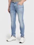 Spodnie męskie - Guess Jeansy Chris M2YA27 D4Q43 Niebieski Super Skinny Fit - miniaturka - grafika 1