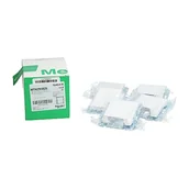 Klawisze i ramki - Schneider Electric Merten System M Płytka centralna z wyjściem kablowym do złączy telefonicznych VDo 4 biały active MTN296825 MTN296825 - miniaturka - grafika 1