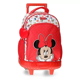 Disney Minnie Diva Plecak Compact 2 Koła Wielobarwny 32x45x21 cms 28,9L Poliester, Wielobarwny, Kompaktowy plecak 2 koła - Plecaki - miniaturka - grafika 1