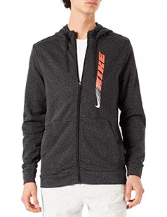 NIKE Męska bluza z kapturem Dry Fz Sc Energy Black/Bright Crimson XL - Bluzy męskie - miniaturka - grafika 1