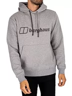 Kurtki męskie - Berghaus Męska kurtka polarowa z logo Szary Grey Marl Bci XS - miniaturka - grafika 1
