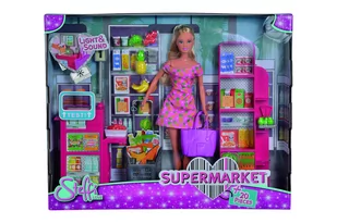 Simba SL Steffi lalka w supermarkecie - Lalki dla dziewczynek - miniaturka - grafika 2