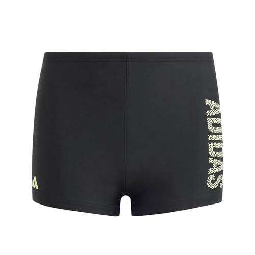adidas Bokserki do pływania dla chłopców, 11-12 lat, czarne, Czarny, 18 miesi?cy