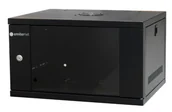 Akcesoria do serwerów - EmiterNet Szafa wisząca lekka niedzielona 19'' 6U, drzwi blacha/szkło, 550×450×320mm szer./gł./wys. - miniaturka - grafika 1