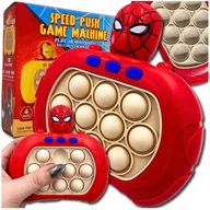 Zabawki zdalnie sterowane - POPIT ELEKTRONICZNY GRA ZRĘCZNOŚCIOWA ANTYSTRESOWA SPIDERMAN - miniaturka - grafika 1