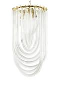 Lampy sufitowe - KingHome Lampa wisząca MURANO S złota szkło metal JD9607-S.GOLD - miniaturka - grafika 1