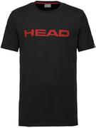 Koszulki sportowe męskie - HEAD IVAN Black/Red 2019 - miniaturka - grafika 1