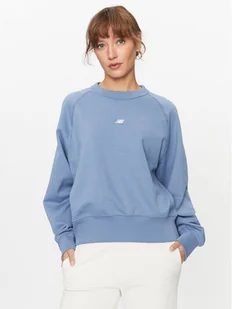 New Balance Bluza Athletics Remastered French Terry Crewneck WT31500 Beżowy Regular Fit - Bluzy damskie - miniaturka - grafika 1
