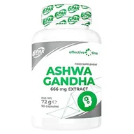 Suplementy naturalne - 6PAK Nutrition Effective Line Ashwagandha 90 kapsułek (5902811812542) - miniaturka - grafika 1