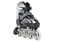 Rolki - Apollo Łyżworolki Super Blades, regulowany rozmiar (Czarny, L (39-42)) - miniaturka - grafika 1