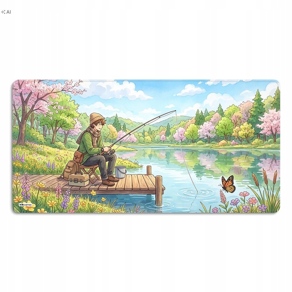 NoName Podkładka Duża Podkładka Pod Mysz 3mm Grubość Jakość 120x60cm KBcustom Prezent Fast