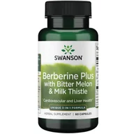 Serce i układ krążenia - Swanson Berberine Plus, 60 kapsułek - miniaturka - grafika 1