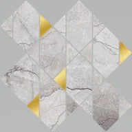 Płytki ceramiczne - Mozaika Stone Hills grey glossy rectified 29,7x29,7 Opoczno - miniaturka - grafika 1
