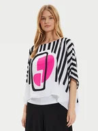 Bluzki damskie - Joseph Ribkoff Bluzka 241091 Kolorowy Relaxed Fit - miniaturka - grafika 1