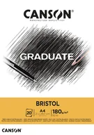 Podobrazia, bloki, papiery - Blok rysunkowy Graduate Bristol, A3, biały - miniaturka - grafika 1