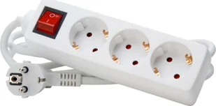 Listwa zasilająca EFB 3x z przełącznikiem 1,4m, H05VV-F 3G1, - Listwy zasilające - miniaturka - grafika 1