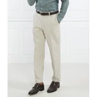 Spodnie męskie - BOSS Spodnie chino H-Perin-232 | Regular Fit | z dodatkiem lnu - miniaturka - grafika 1