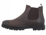 Botki męskie - Geox Sztyblety Wsuwane Męskie Skórzane 44 Ż4c - miniaturka - grafika 1