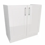Szafki kuchenne - Szafka Dolna Alto Pod Zlewozmywak 80X82 Mdf Biały Połysk - miniaturka - grafika 1
