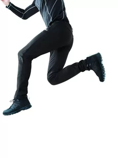 Męskie spodnie turystyczne softshell Regatta Geo softshell II czarne Rozmiar: 36R - Odzież trekkingowa męska - miniaturka - grafika 2