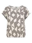 Koszulki i topy damskie - Sublevel Koszulka w kolorze szaro-białym - miniaturka - grafika 1