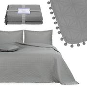Narzuty - AmeliaHome narzuta na łóżko MEADORE grafitowa 170x270 - miniaturka - grafika 1