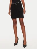 Spódnice - Morgan Spódnica mini 242-JILLY Czarny Regular Fit - miniaturka - grafika 1