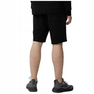 Spodenki męskie - 4F Spodenki Męskie Dresowe Tshom057 Czarne 2Xl - miniaturka - grafika 1