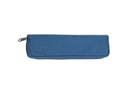 Etui na długopisy i pióra - Alassio 2732 - etui na przybory do pisania z poliestru, etui w kolorze niebieskim, etui na długopisy ok. 17 x 5 x 2 cm, kompaktowe, materiałowe etui z pętelkami na długopisy na 2 przybory do pisania - miniaturka - grafika 1
