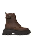 Botki damskie - G-Star Raw Trzewiki CEO-WI34-JOSIA-02 Brązowy - miniaturka - grafika 1