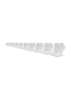 Skarpetki męskie - Jack&Jones Zestaw 10 par niskich skarpet unisex Jacdondo Socks 12172337 Biały - miniaturka - grafika 1