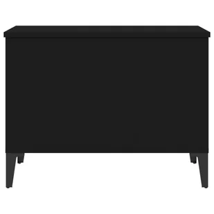 Lumarko Stolik kawowy, czarny, 60x44,5x45 cm, materiał drewnopochodny - Ławy i stoliki kawowe - miniaturka - grafika 8
