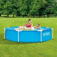 Baseny ogrodowe - Intex Basen Metal Frame, 244 x 51 cm vidaXL - miniaturka - grafika 1