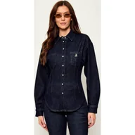 Koszule damskie - Patrizia Pepe Jeansowa koszula Slim Fit - miniaturka - grafika 1