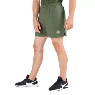 Spodenki treningowe męskie Pitbull Performance Small Logo zielone 992203360001 L - Kimona, stroje i obuwie - miniaturka - grafika 1