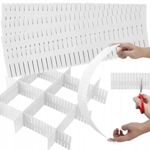 Organizator Przegródka Separator Do Szuflady Szafy Garderoby Na Biurko 4 Szt - Meble modułowe i akcesoria - miniaturka - grafika 1