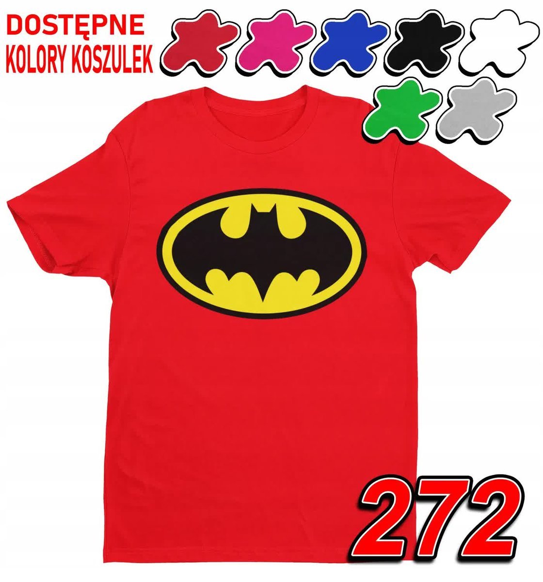 Dziecięca Koszulka T-Shirt Z Nadrukiem Avengers Batman Dc - L 146-152