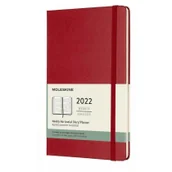 Kalendarze - Kalendarz 2022 tygodniowy 12ML tw scarlet red Nowa - miniaturka - grafika 1