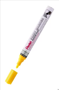 Marker Olejowy Pentel Średnia Okrągła  Końcówka,  Mmp10-G Żółty - Markery do tablic - miniaturka - grafika 1