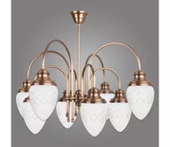 Lampy sufitowe - Kemar RI/8/M - Żyrandol RINAMA 8xE27/60W/230V mosiądz - miniaturka - grafika 1