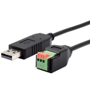 EXSYS EX-13009 Kabel USB do 1x szeregowy RS-458 z listwą zaciskową z przyciskiem 15.06.3483