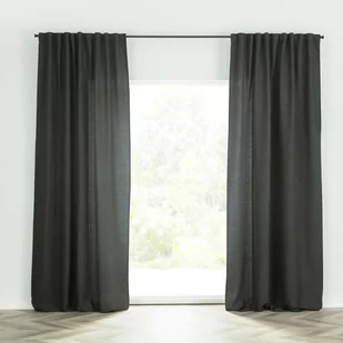 Dekoria pl pl Zasłona BASIC na taśmie marszczącej 140x280cm bazaltowy 1 szt. 140 cm x 280 cm pl Zasłona BASIC na taśmie marszczącej 140x280cm bazaltowy 1 szt. 140 cm x 280 cm - Zasłony - miniaturka - grafika 1