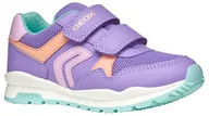 Buty dla dziewczynek - Geox J Pavel Girl A dziewczęce sneakersy, Liliowy, 34 EU - miniaturka - grafika 1