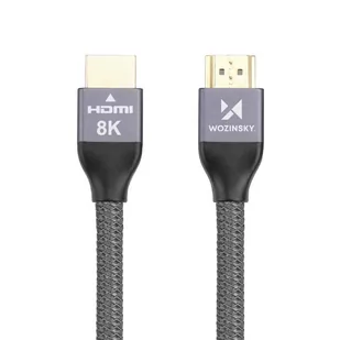 3M Wozinsky Wozinsky kabel HDMI 2.1 8K 60 Hz 48 Gbps / 4K 120 Hz / 2K 144 Hz srebrny (WHDMI-30) WHDMI-30 - Kable - miniaturka - grafika 1