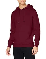 Bluzy męskie - Urban Classics Męska bluza z kapturem Basic Sweat Hoody, port, S - miniaturka - grafika 1