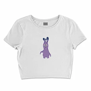 Bona Basics, Damski T-shirt basic, z nadrukiem cyfrowym, 100 bawełny, biały, swobodny, damski top, rozmiar: XL, biały, XL - Koszulki i topy damskie - miniaturka - grafika 1