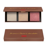 Rozświetlacze do twarzy i ciała - Pupa Zero Calorie Face Highlighters Palette 001 Cherry Chocolate 9 g - miniaturka - grafika 1