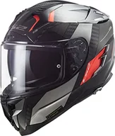 Kaski motocyklowe - LS2, Integral motocykl kask Challenger Alloy chrome orange, S - miniaturka - grafika 1
