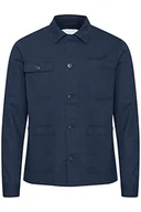 Kurtki męskie - Casual Friday Męska kurtka CFJerslev 0050 Linen Mix Jacket kurtka, 194013 / granatowa, L, 194013/Dark Navy, L - miniaturka - grafika 1